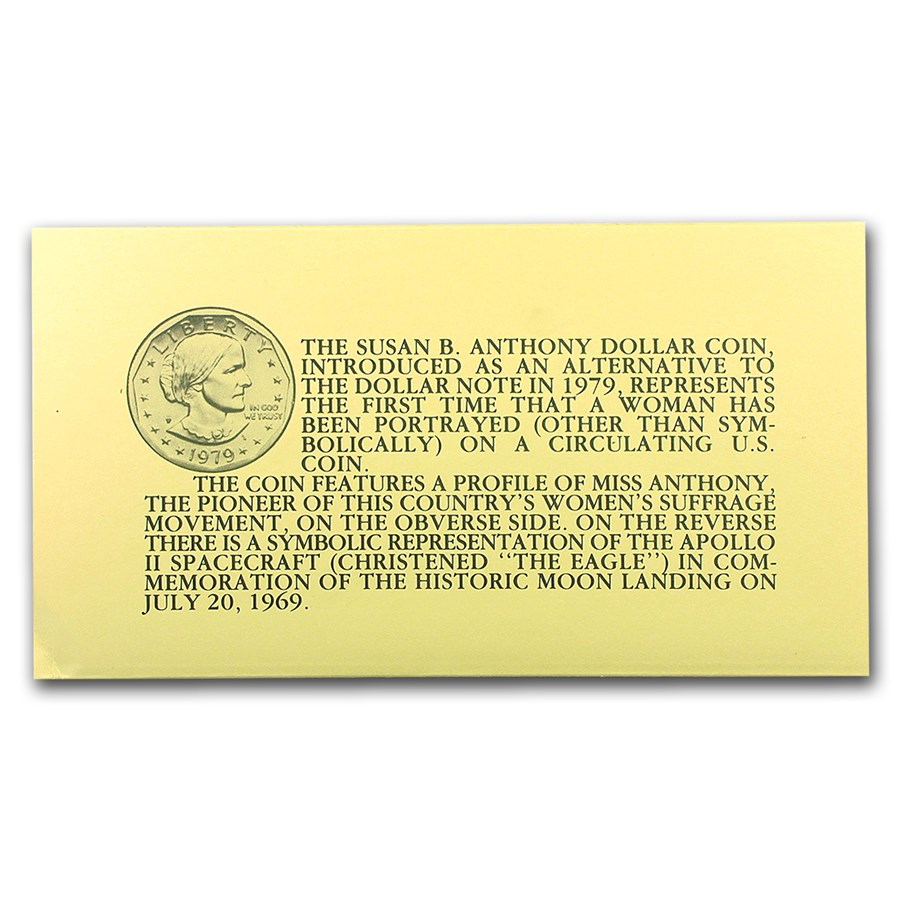 Susan B. Anthony 1979 Three Coin Souvenir Set