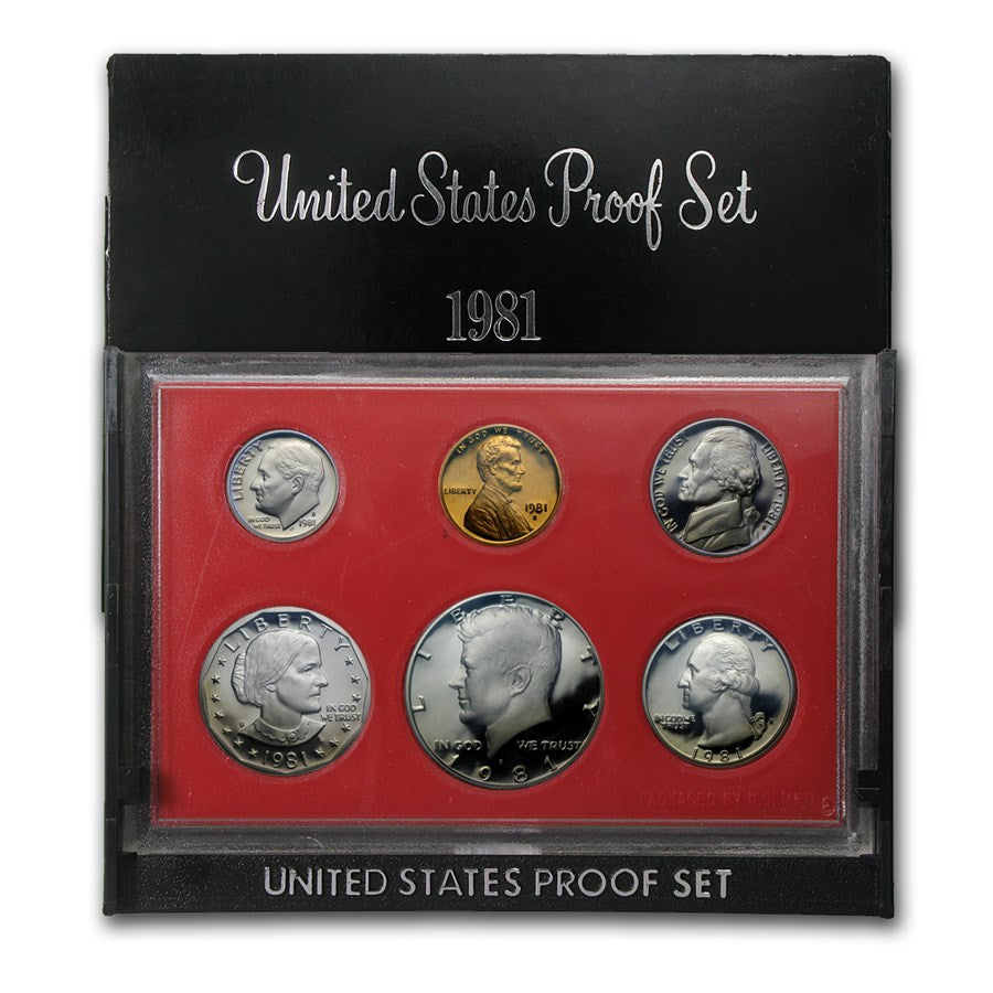 Proof Set 1981 "S" Mint Mark