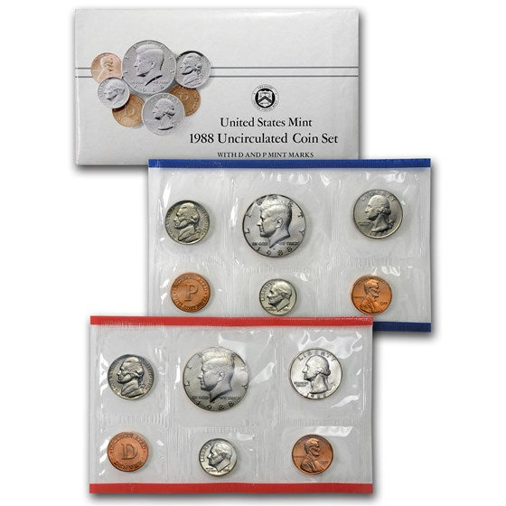 1988 Uncirculated Coin Set