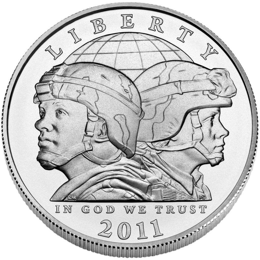 United States Army Uncirculated  Silver Dollar $1 (2011)