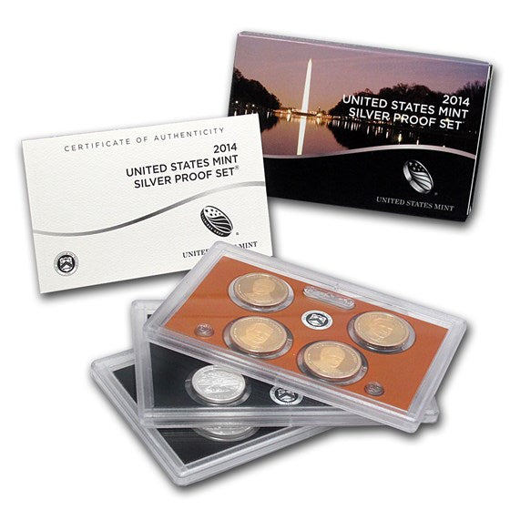 SILVER Proof Set 2014 "S" Mint Mark