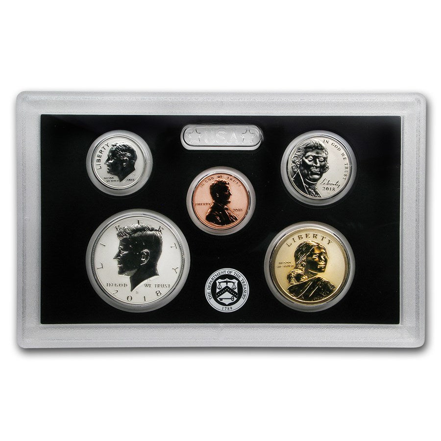 SILVER REVERSE Proof Set 2018 'S' Mint Mark