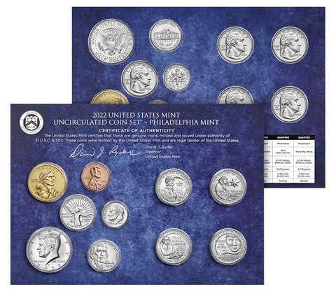 2022 United States Mint Uncirculated Coin Set