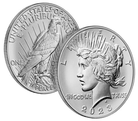 2023 Peace Dollar minted in Philadelphia