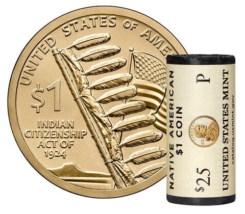 2024 Native American Dollar "P" $1