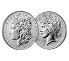 2024Morgan & Peace Dollar Reverse Proof Two-Coin Set