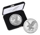 Laser Engraved American Eagle One Ounce Silver Proof Coin 2025