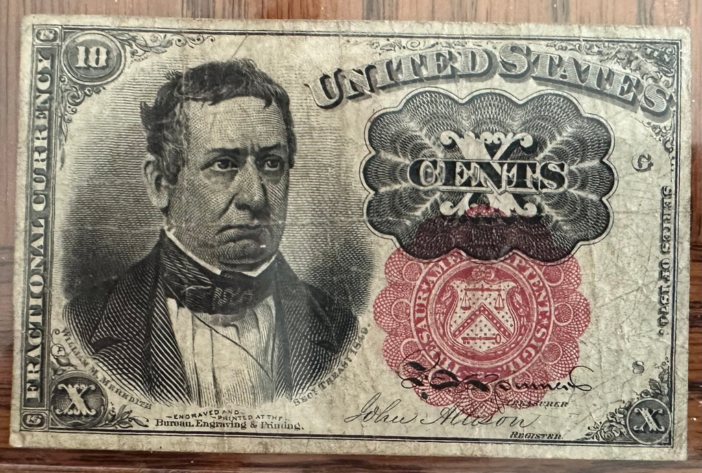 10c Fractional Currency