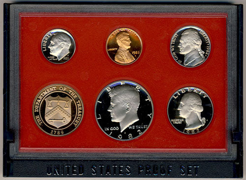 Proof Set 1982 "S" Mint Mark