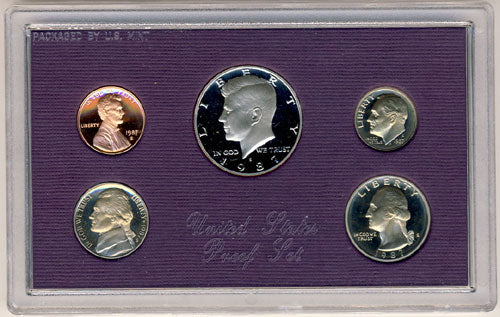Proof Set 1987 "S" Mint Mark