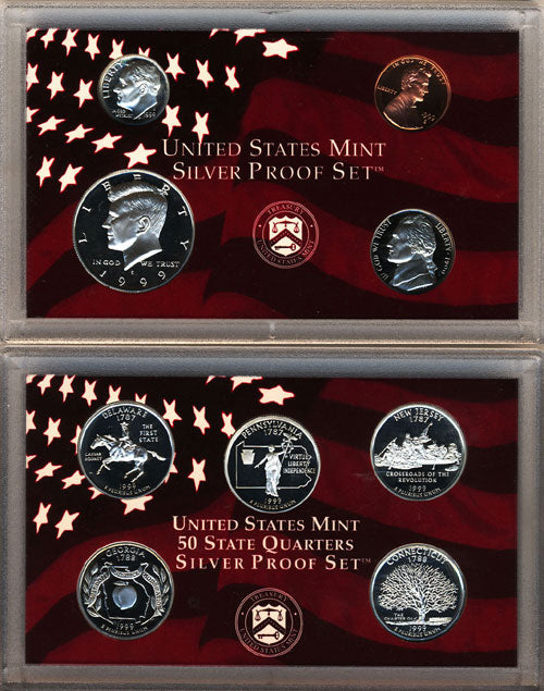 Silver Proof Set 1999 "S" Mint Mark