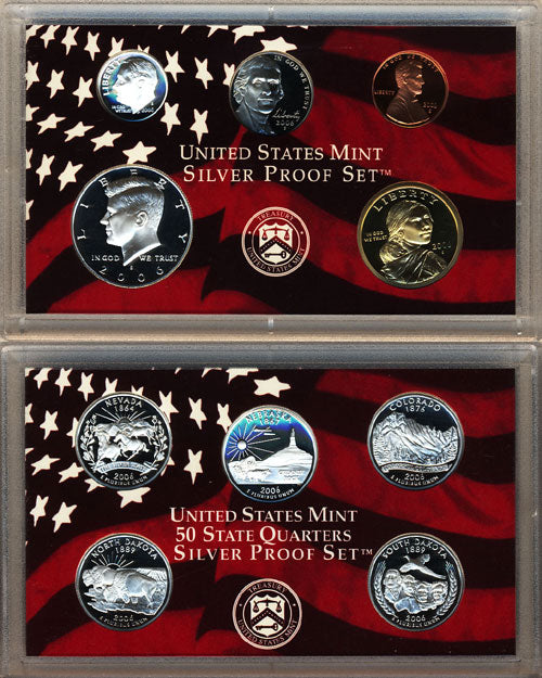 SILVER Proof Set 2006 "S" Mint Mark