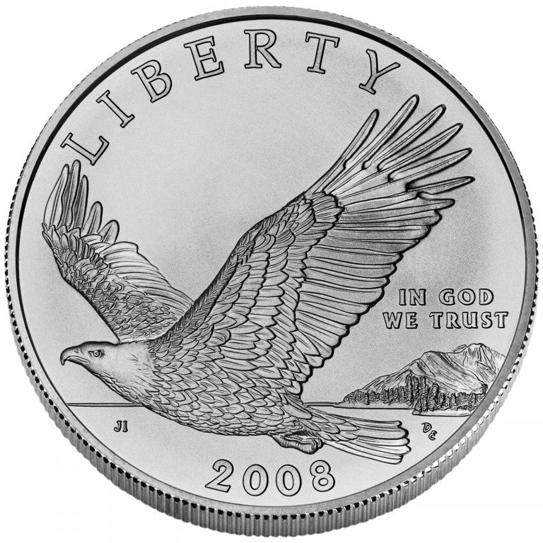 Bald Eagle UNC Silver Dollar $1 (2008)