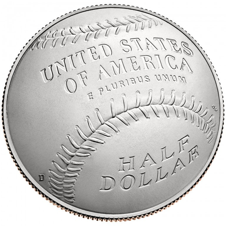Nat'l Baseball Hall of Fame  UNC Half-Dollar Clad (2014) D