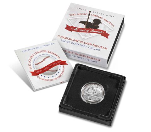 Proof Negro Leagues Baseball Proof Clad Half PROOF  (2022)